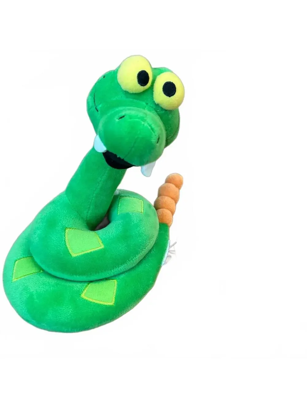 Disney Parks Snake Plush Green Kaa The Jungle Book Plush 8”